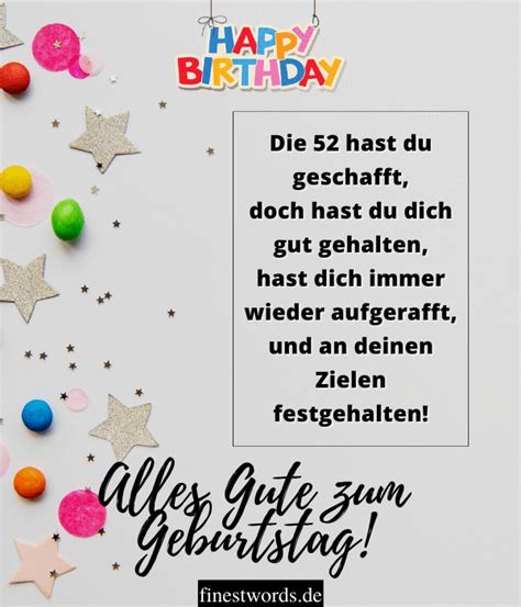 52 geburtstag sprüche|52 jahre geburtstag kurz.